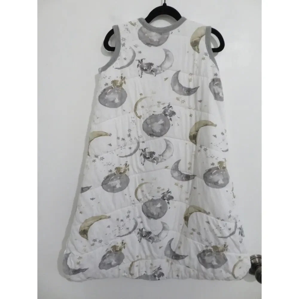 Burt's Bees Baby Sz 6-12M Over the Moon Organic Wearable Blanket Sleep Sack